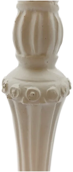 Tischlampenfuß Shabby-Chic Weiß | Vintage-Charme - Bild 5