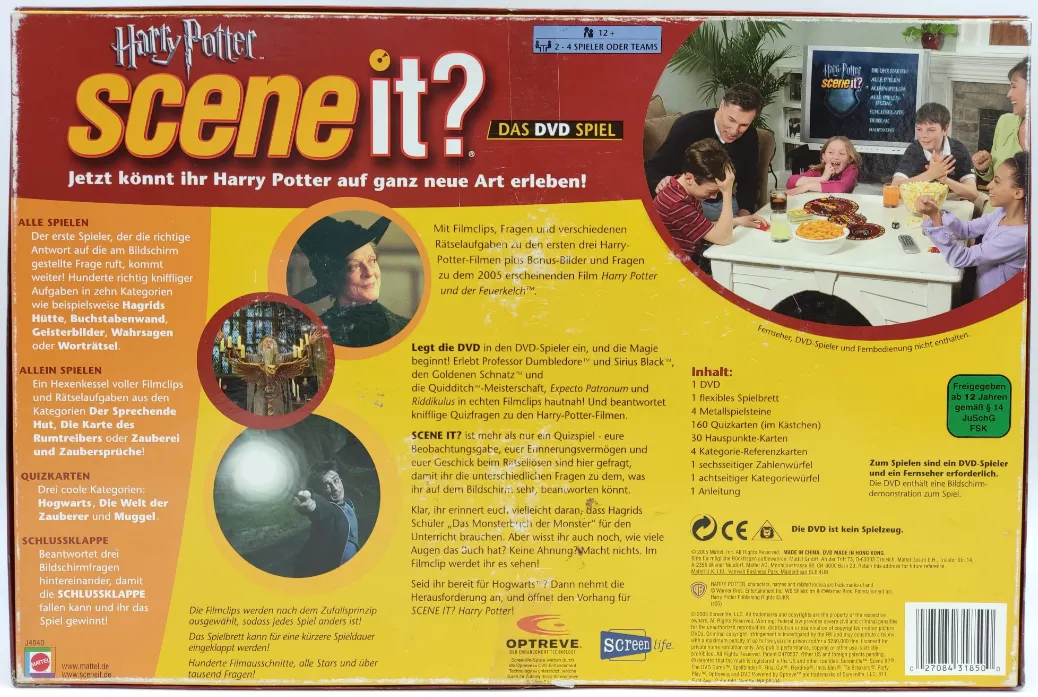Harry Potter, Scene it? - DVD Gesellschaftsspiel - Mattel  – Bild 2