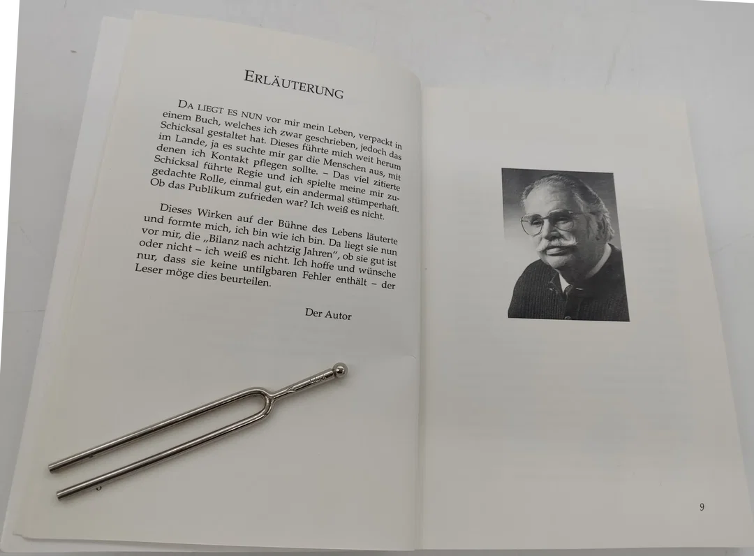 Buch "Meines Lebens MEILEN STEINE" von Leopold Wandl mit persönlicher Widmung des Künstlers – Bild 2