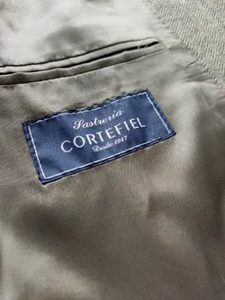 Cortefiel Sastreria Herren Wollsakko, braun - Gr. L - Bild 5