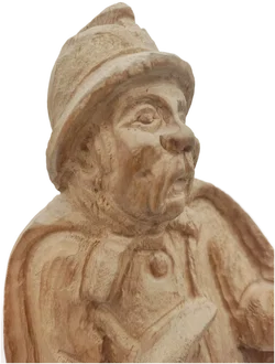 Nachtwächter Figur Handarbeit Holz 44 cm | Handgeschnitztes Unikat - Bild 7