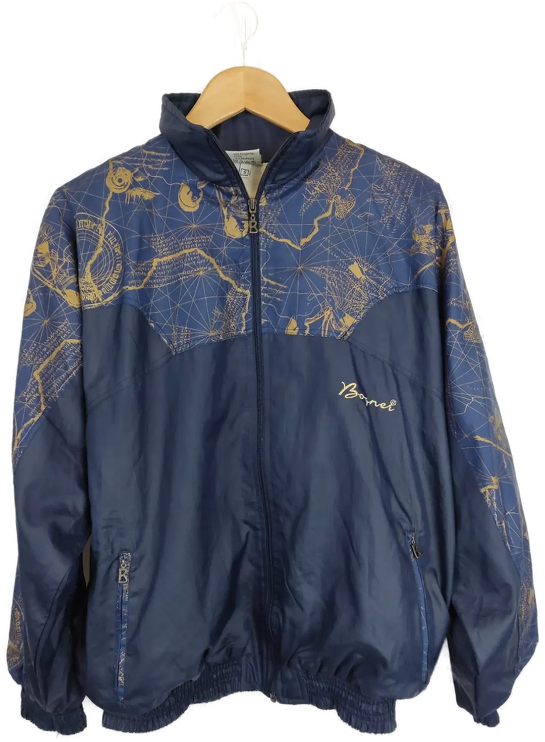 Bogner Damen Jacke Blau/Gold, Gr. S, Vintage - Bild 4