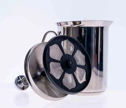 TCM manueller Milchaufschäumer aus Edelstahl (1 Liter) - Bild 2