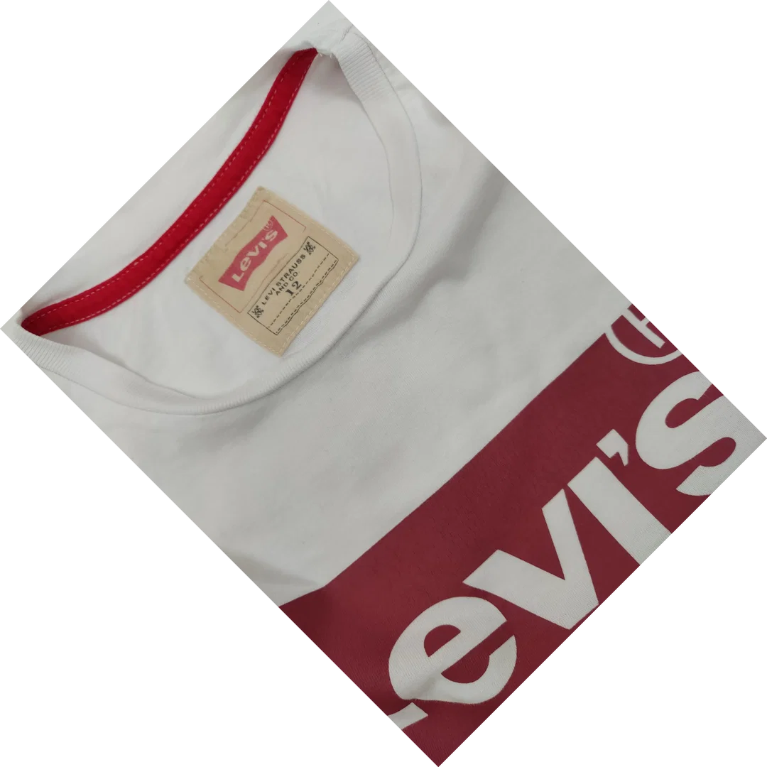 Levi´s Kinder T-Shirt weiß Gr.12 J. – Bild 3