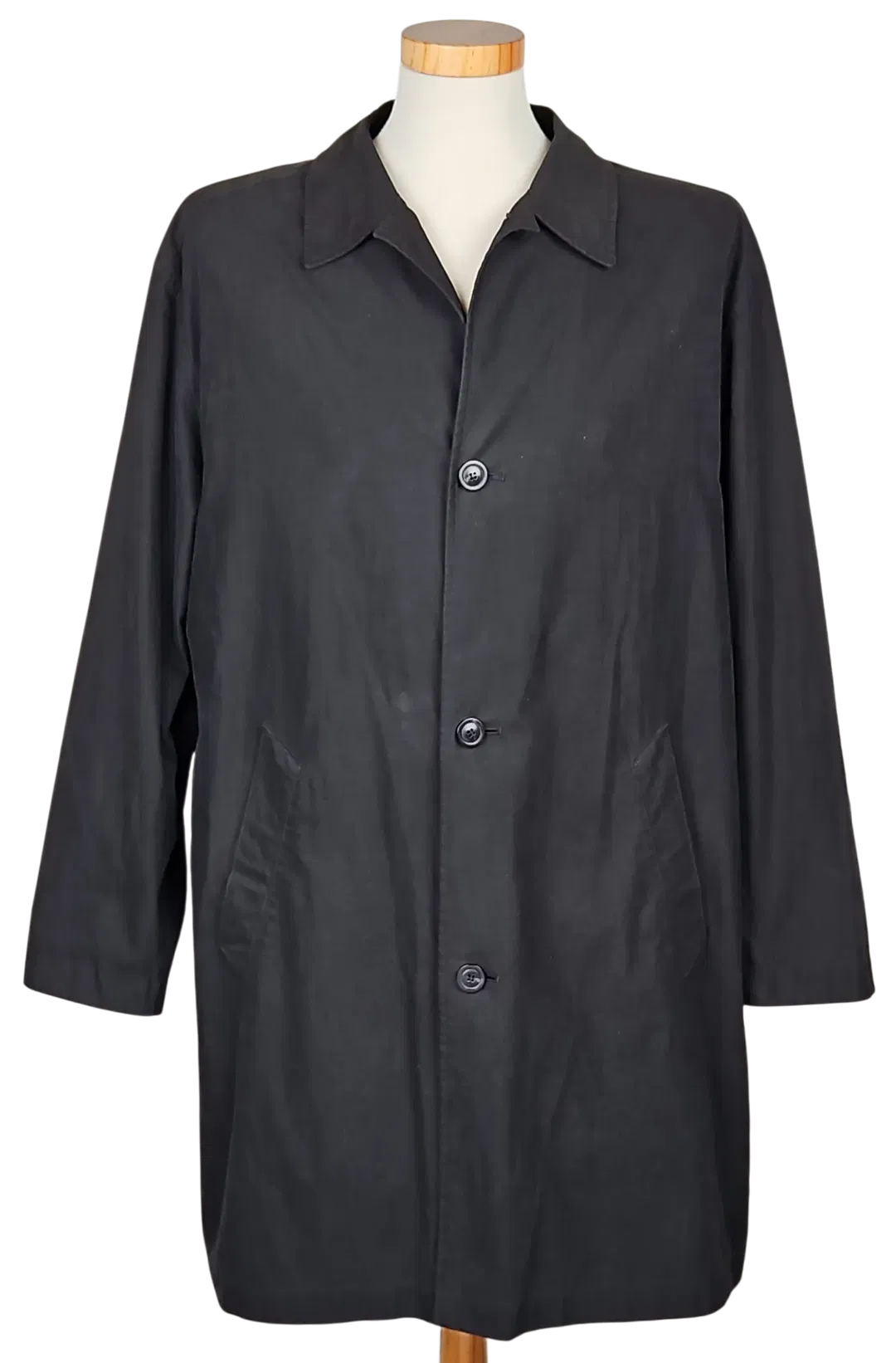 Mantel Herren, schwarz - Gr. XL  - Bild 4