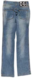 DOLCE & GABBANA Damen Jeans, blau - Gr. 27 - Bild 2