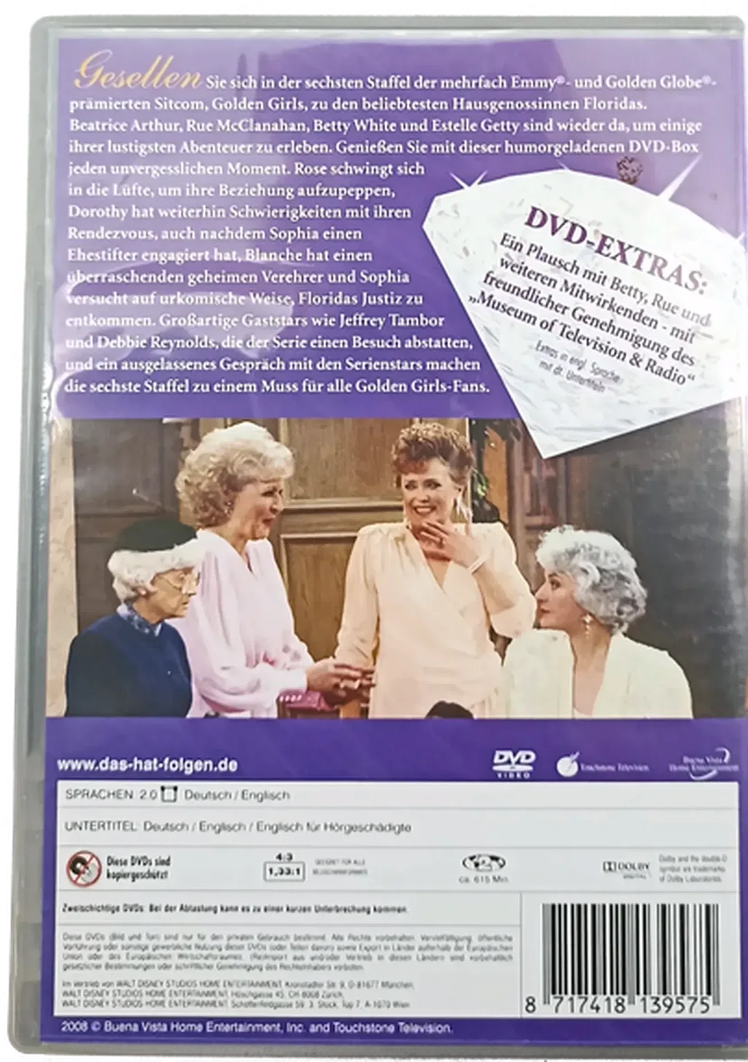 DVD "Golden Girls, Staffel 6" – Bild 2