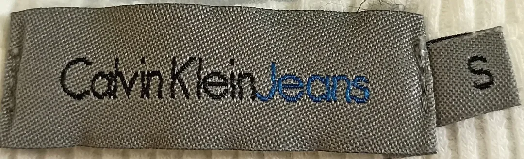 Calvin Klein Jeans Damenshirt beige Gr. S – Bild 3