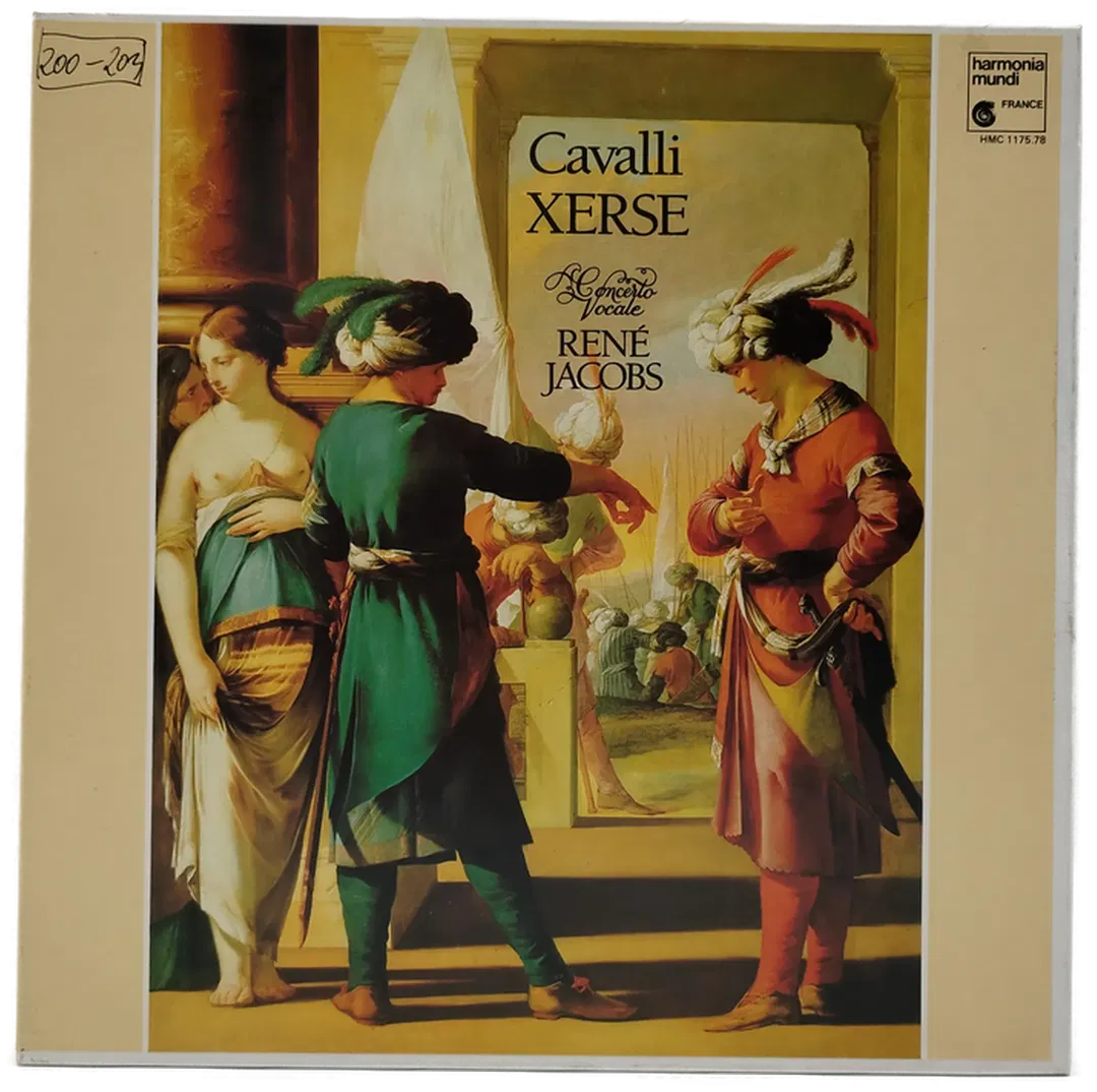Rene Jacobs - Cavalli Xerse - Harmonia Mundi - 4 LP - Bild 1