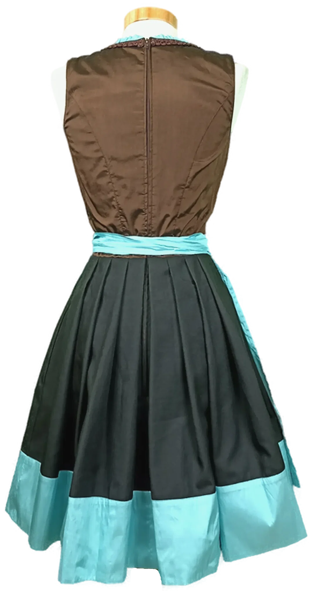 Country Line Damendirndl blau/braun Gr. 34 – Bild 2