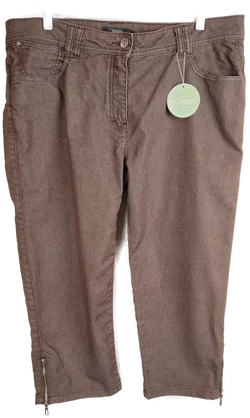 Capri Hose Bonita Baumwolle Größe 44 (XXL) | Zeitloser Begleiter – Vorschau 1