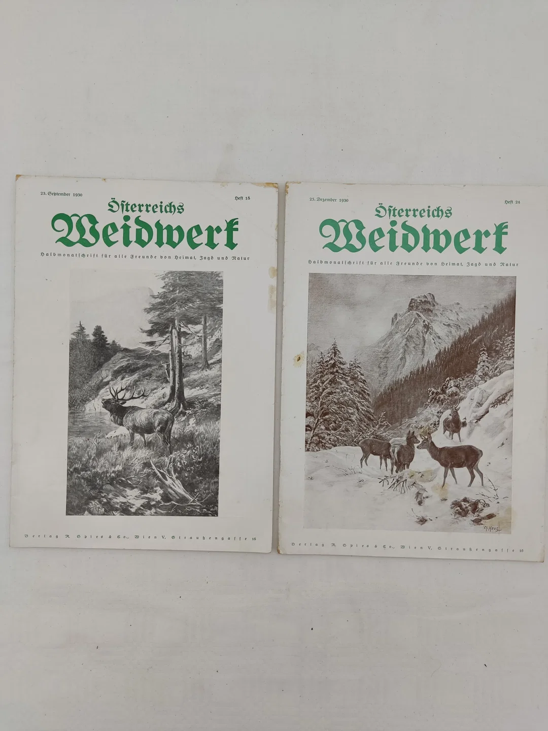 Österreichs Weidwerk - 18 Hefte - Jagdmagazin 1930 – Bild 4