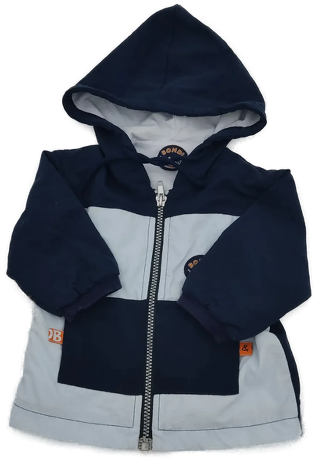Bondi Baby Jacke dunkelblau/hellblau Gr. 68 - Bild 4