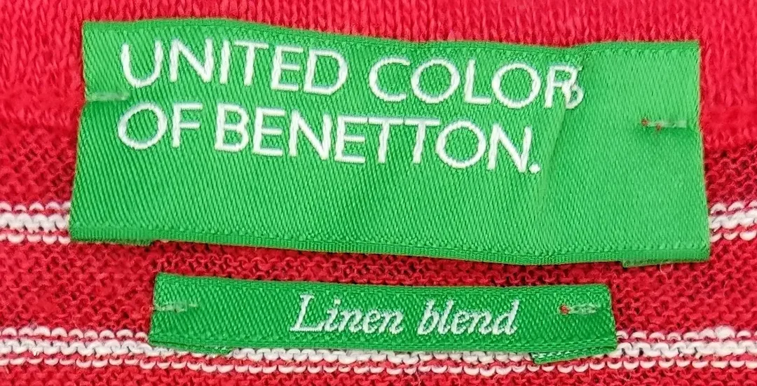 United Colors of Benetton Kindershirt rot/weiß Gr. S/CH – Bild 3