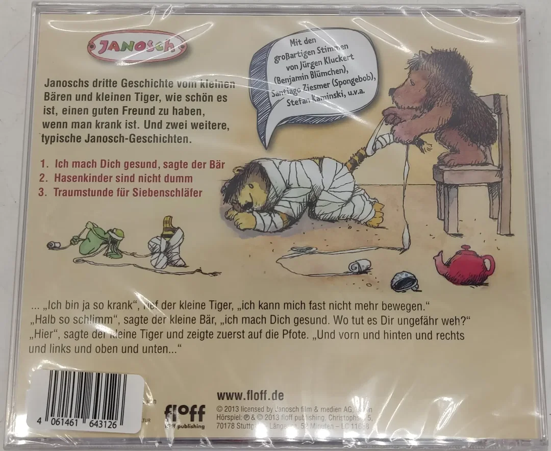 CD Janosch "Ich mach Dich gesund, sagte der Bär" Höhrbuch  – Bild 3