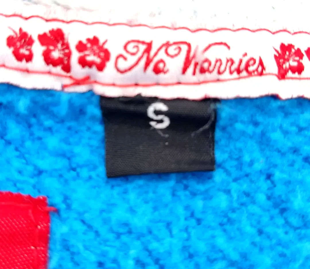 No Worries Surf Co Herren Hoodie hellblau - Gr. S – Bild 6