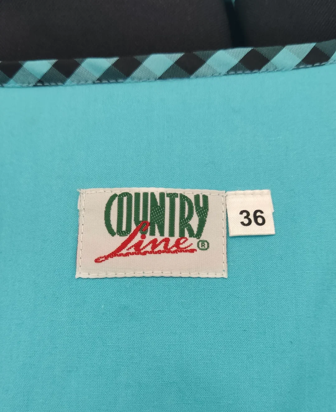 Country Line Damenkleid, türkis-schwarz - Gr. 36 – Bild 6