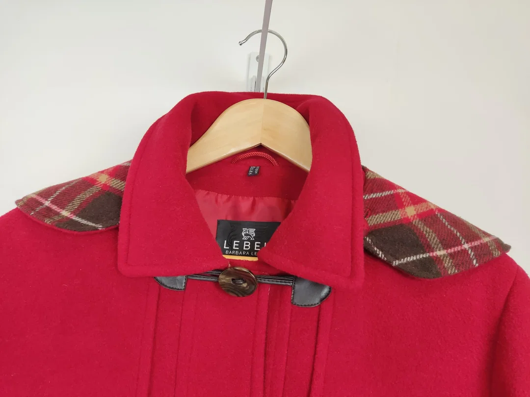 Lebek Damen Dufflecoat Rot Gr. 40 – Bild 3