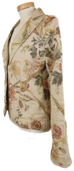 Damen Blazer, floral gemustert, tailliert, Gr. 42 - Bild 2