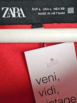 ZARA Damen Maxikleid, rot - Gr. L  - Bild 4