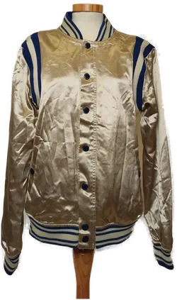 SCOTCH & SODA True Blue Damen Bomberjacke beige/blau Gr. S - Bild 1