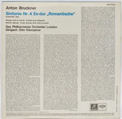Vinyl LP - Anton Bruckner, Philharmonia Orchester London, Otto Klemperer - Sinfonie Nr. 4 Es-dur, Romantische  - Bild 2