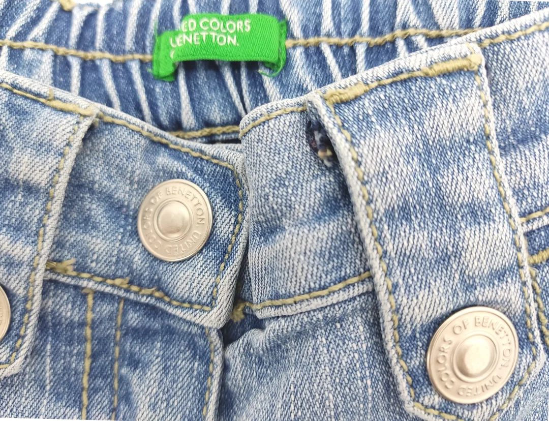 Benetton Kinder Jeans blau Gr. XXS(2 Jahre) – Bild 5