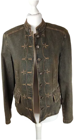 Damen Jeansjacke Gerry Weber Bestickt Gr.38 | Liebevoll Bestickt - Bild 1