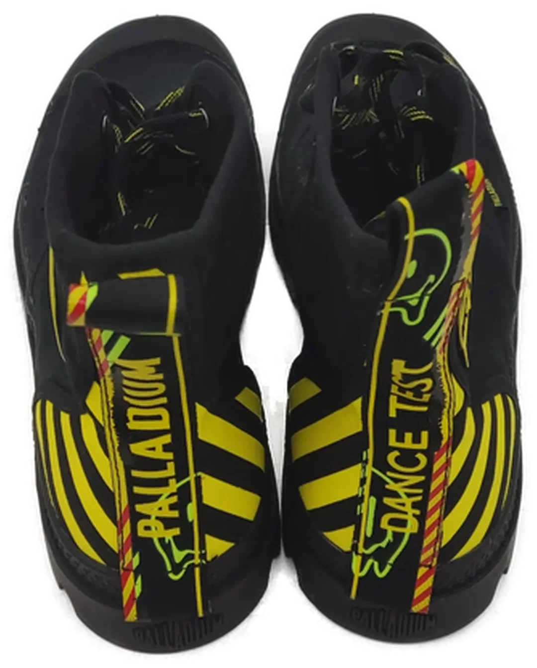 Palladium Schnürstiefeletten Pampa Smiley Change schwarz/gelb – Bild 6