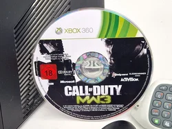 Microsoft Xbox 360 S Set - Xbox 360 Slim Konsole mit 3 Controllern, Chatpad und Zubehör - Bild 4