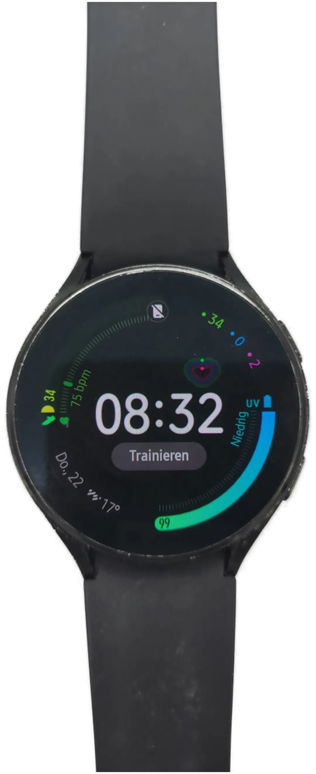 Samsung Galaxy Watch Active – Pulsuhr mit Ladegerät - Bild 1