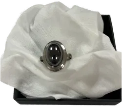 Echter Silberring mit Heraklith - Bild 2