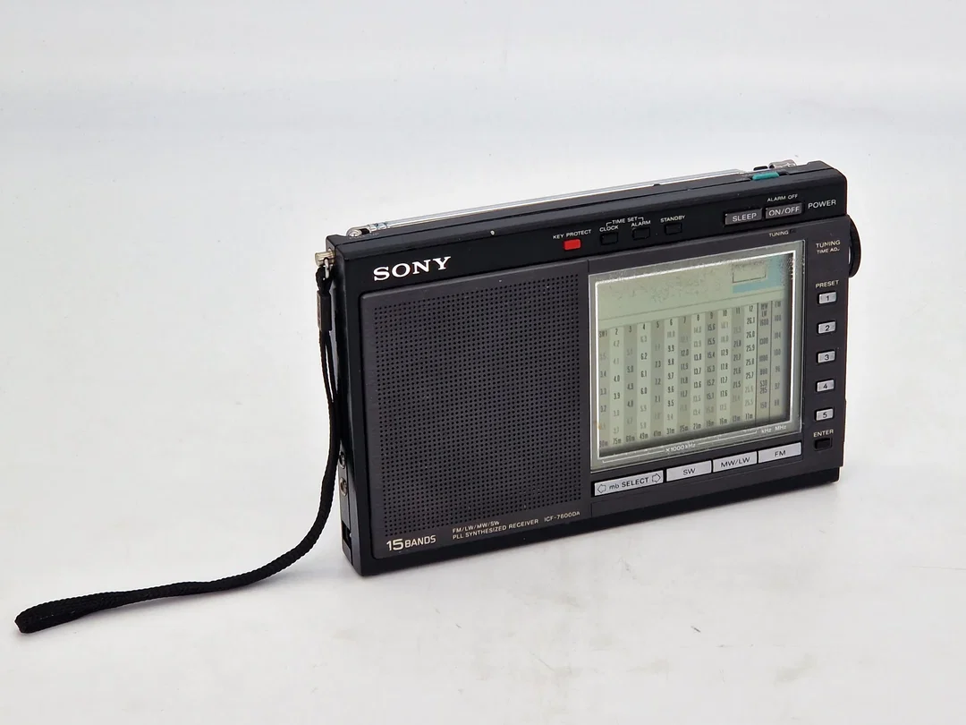 Sony ICF-7600DA Digitaler Weltempfänger / Radio - Schwarz (Ungeprüft / Bastlerware) – Bild 1