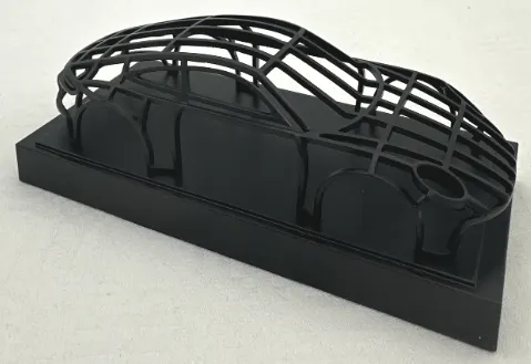 Porsche Typ 992.2 Gitter Skulptur – Bild 2