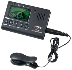 AROMA AMT-560 Tuner & Metronom – Digitales Stimmgerät mit Clip – Für Gitarre, Bass, Violine, Ukulele & Chromatisch – Neu & OVP - Bild 2
