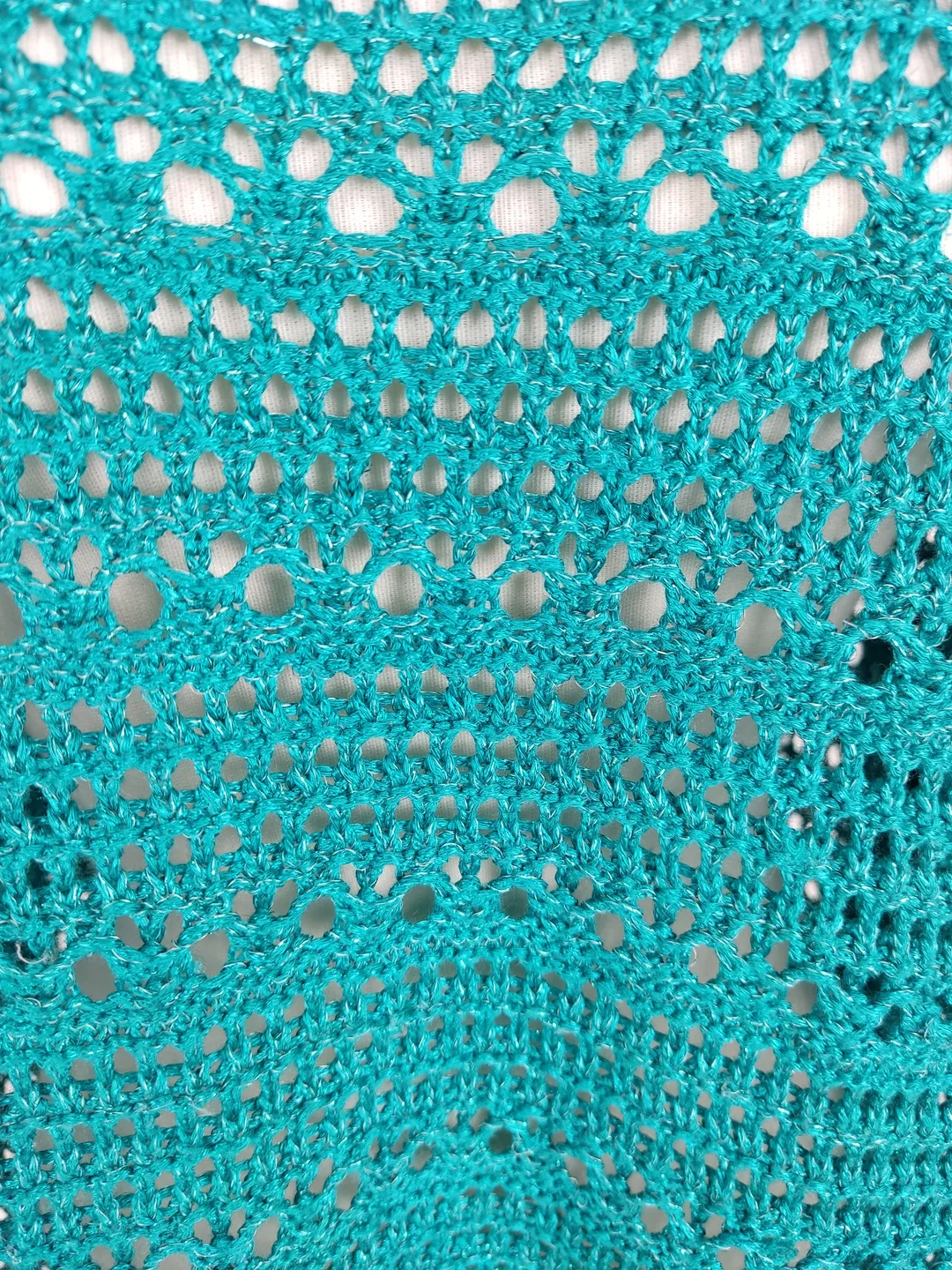 Pullover "Yessica", kurzarm mit Rundhalsausschnitt, grün, gestrickt, Größe XL – Bild 2