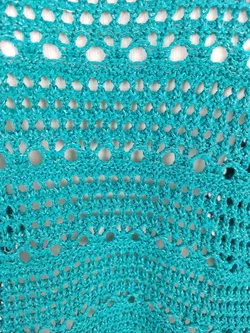 Pullover "Yessica", kurzarm mit Rundhalsausschnitt, grün, gestrickt, Größe XL – Vorschau 2