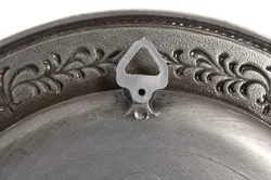 Dekorativer Zinnteller – 