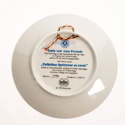 5 Stück Wand/Sammelteller „Teddy und seine Freunde“  - Bild 2