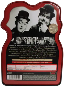 DVD - Box Laurel & Hardy  – 100% Solo & Duo, Slapstick Collection, 550 Min. Laufzeit - Bild 2