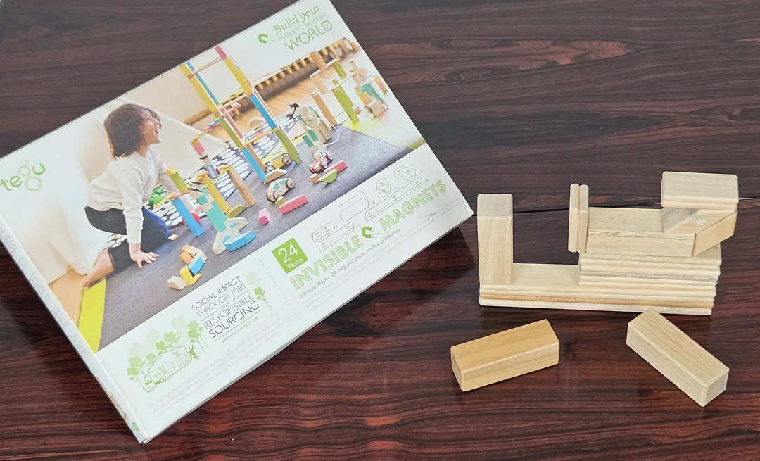 Magnetic Wooden Blocks Classic. - Holzmagnetbausteine (24teilig) - tegu - Bild 4