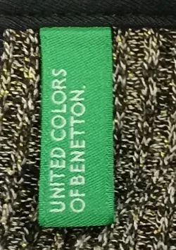 United Colors of Benetton Damenmaxikleid gemustert Gr. M – Vorschau 3