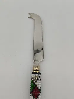 Afrikanisches Salatbesteck Versilbert | Handgearbeitet - Bild 7