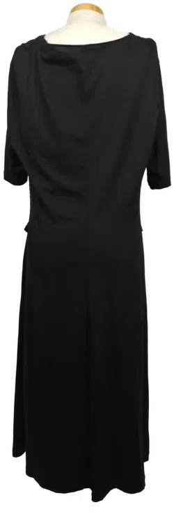 Kapalua Damenkleid midi Wickeloptik schwarz - XXL/44 - Bild 2