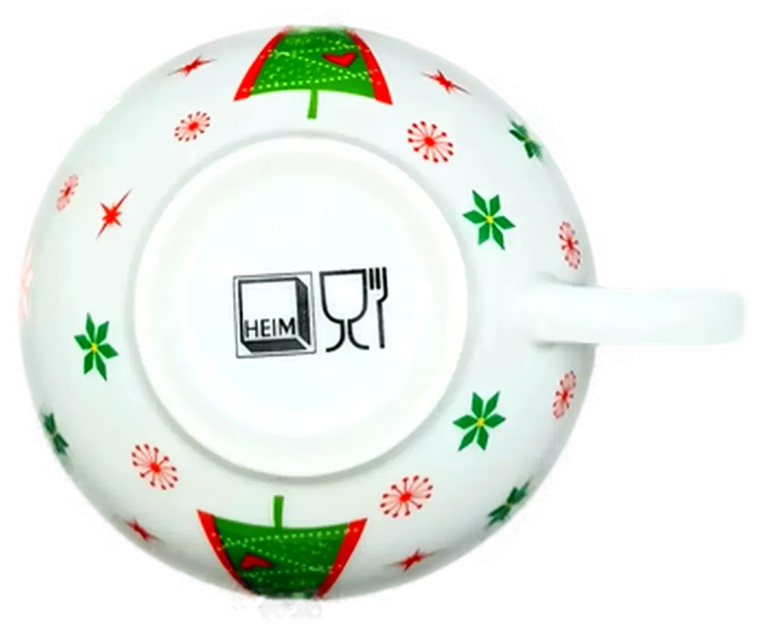 Teekanne & Teetasse mit weihnachtlichem Motiv  – Bild 9