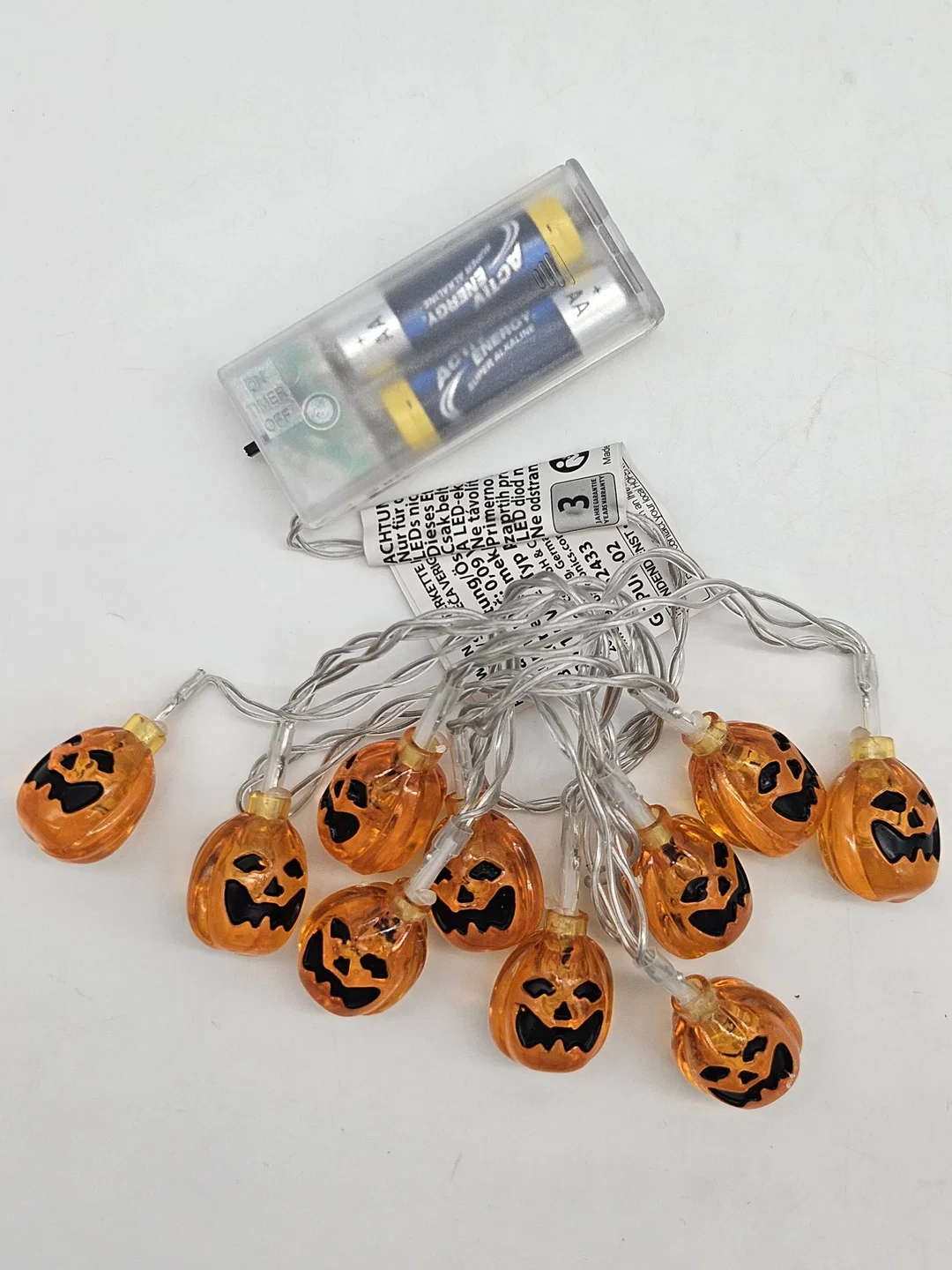 LED-Lichterkette für Halloween #3" Kürbis" – Bild 2