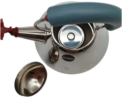 ALESSI Teekanne mit charmantem Stöpsel - ca. 16cm hoch - Bild 3