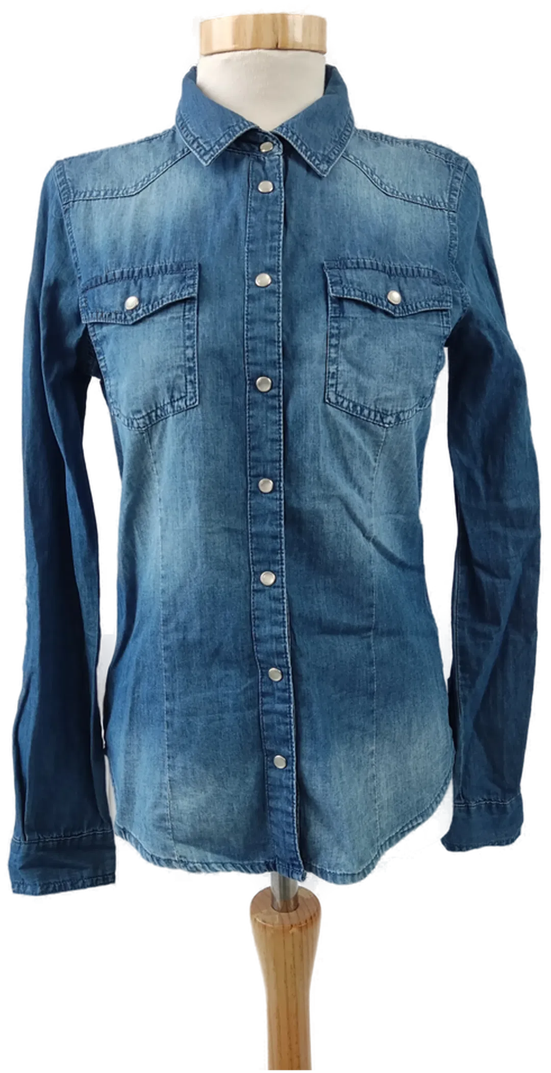 Only Damen Bluse blau - 34/S - Bild 4