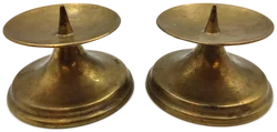 Vintage Messing-Kerzenhalter 2er-Set – Vorschau 3
