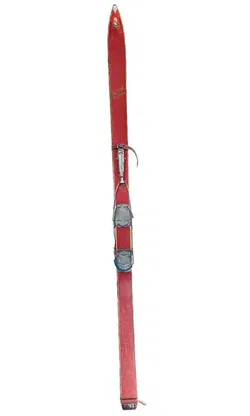Ski Vintage Set: Hagan Skier mit Geschichte, Bindung und Stöcken - Bild 7